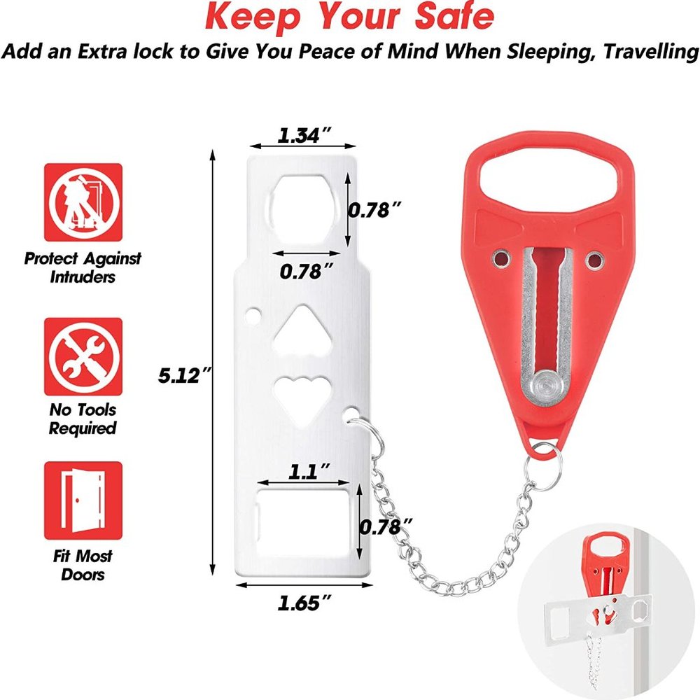 Portable Door Lock << Reasonable Offers Always Considered >>